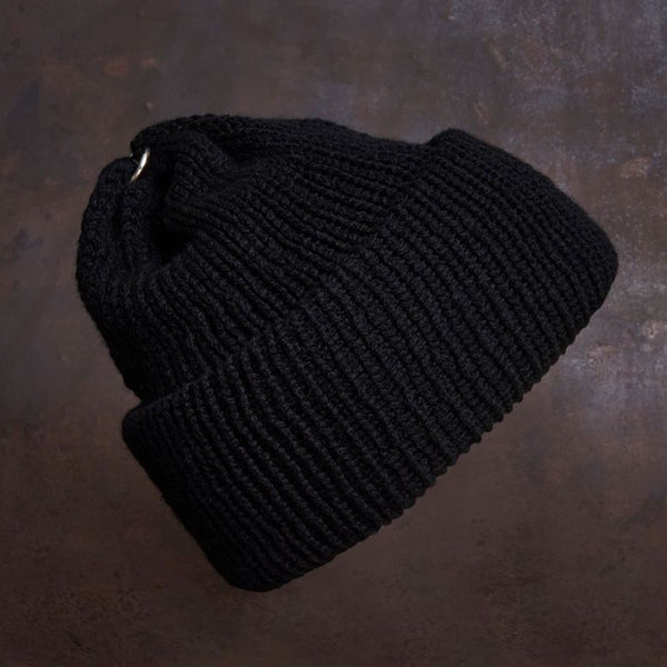 WERKSTATT MUNCHEN 925 silver buckle cashmere knitted hat collection German handmade WM-M8032-RG-BK-F PWM3